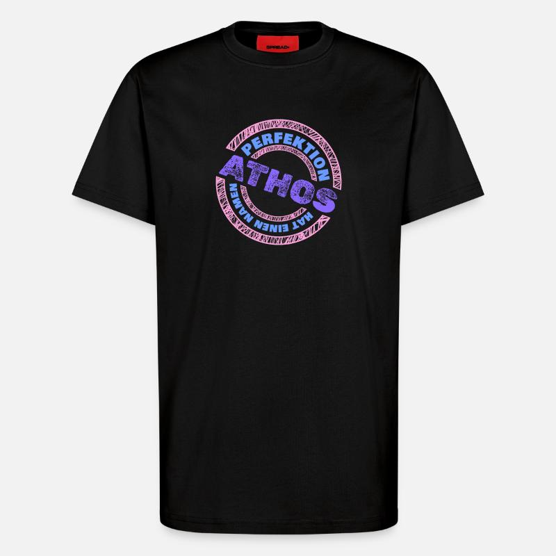 Gift for Athos - T-Shirt - made by SPREAD - SOLID BLACK