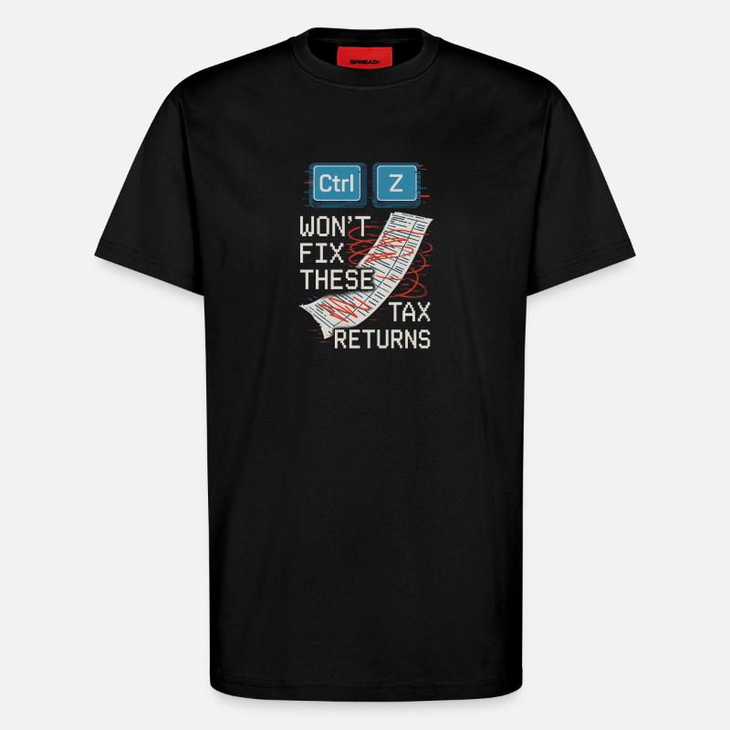 Buchhaltungsstudent Cpa Im Training Excel -witze - T-Shirt - made by SPREAD - SOLID BLACK