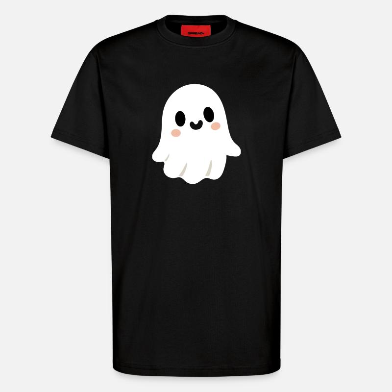 Niedlicher Geist - T-Shirt - made by SPREAD - SOLID BLACK