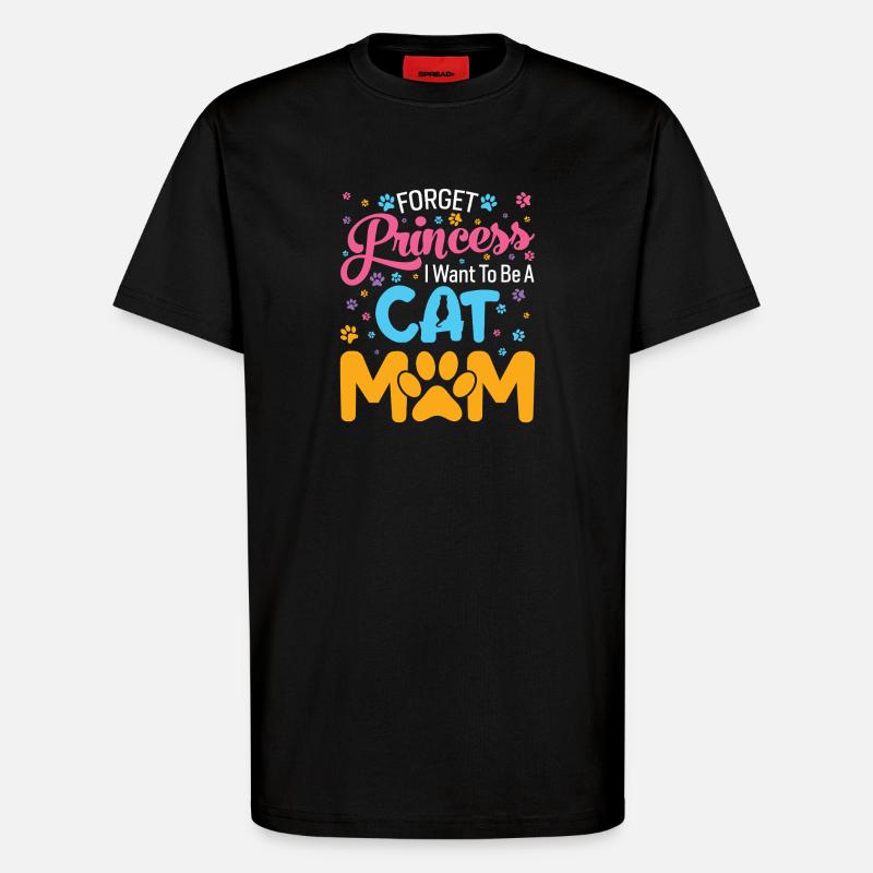Ich will Katzenmama sein - T-Shirt - made by SPREAD - SOLID BLACK