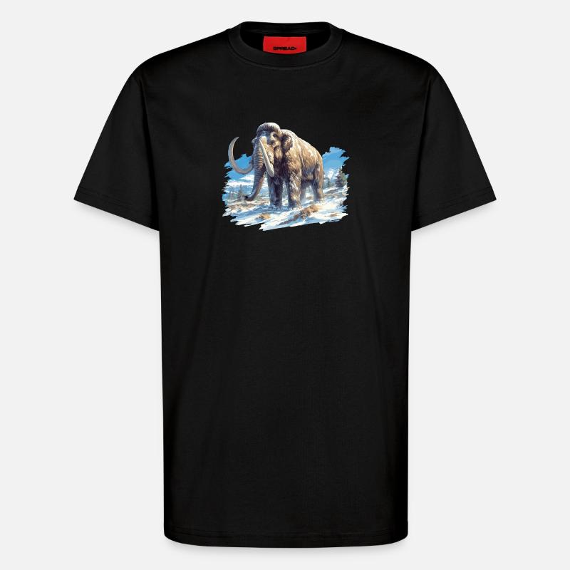 Mammuts Mammut - T-Shirt - made by SPREAD - SOLID BLACK