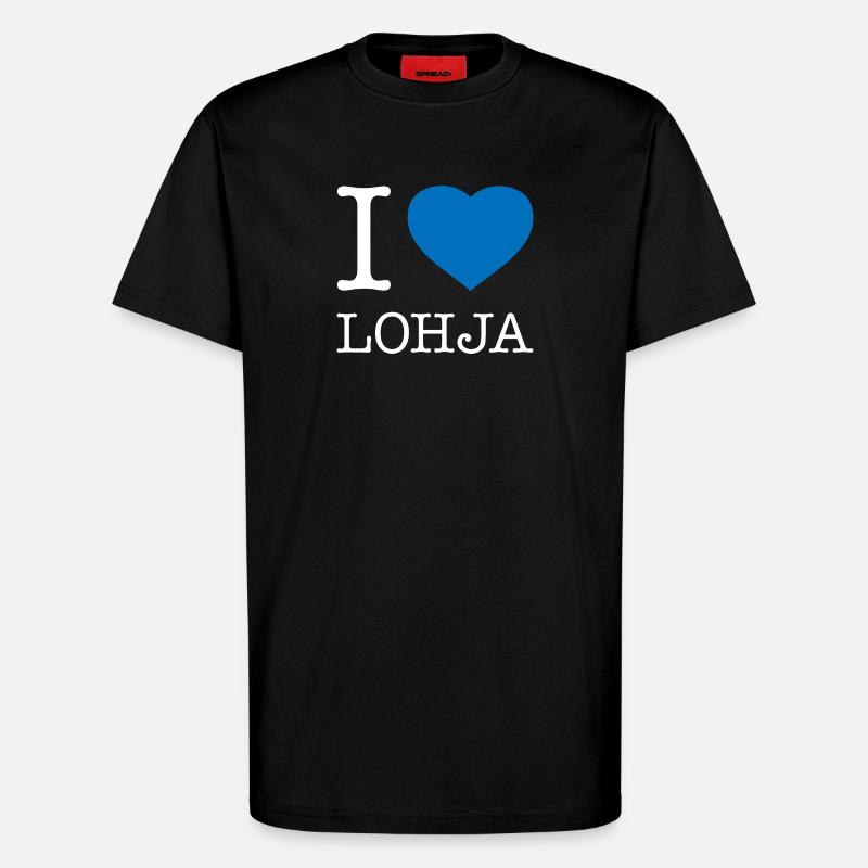 J’adore Lohja - T-shirt bio décontracté fabriqué en UE - SOLID BLACK