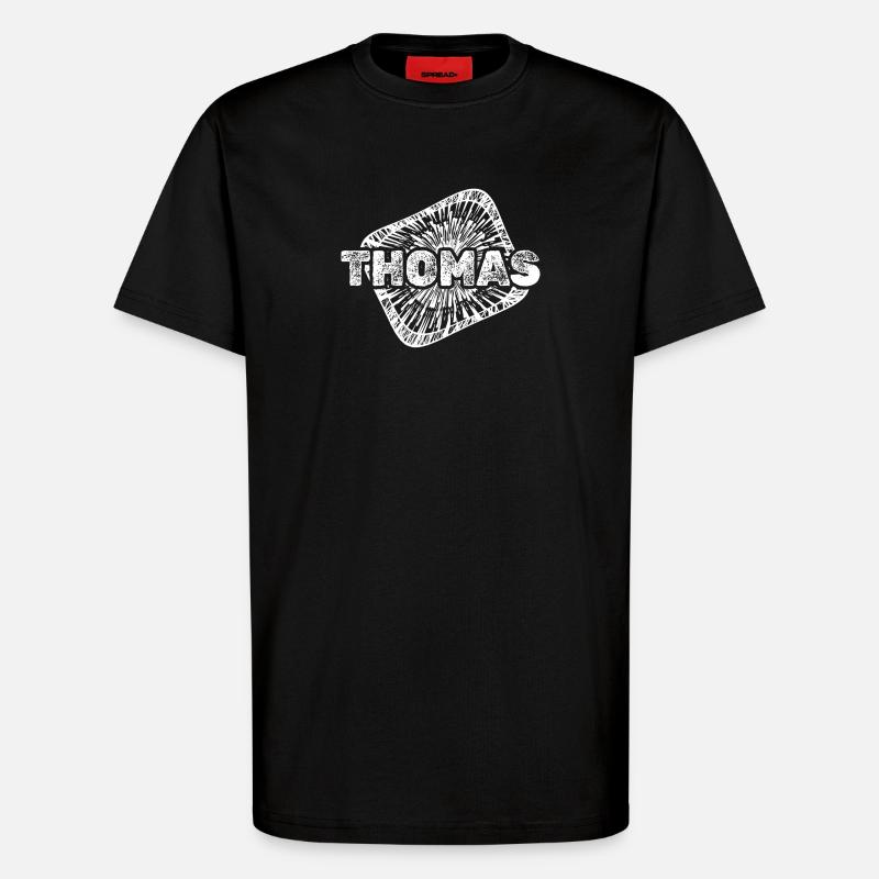 Geburt Thomas - T-Shirt - made by SPREAD - SOLID BLACK