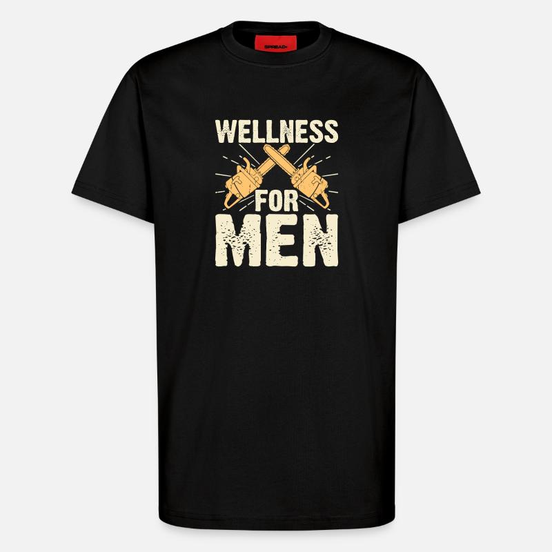 Baumpfleger Holzarbeiter Waldarbeiter Geschenk - T-Shirt - made by SPREAD - SOLID BLACK