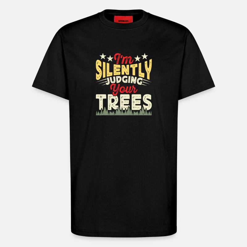 Baumpfleger Holzarbeiter Waldarbeiter Geschenk - T-Shirt - made by SPREAD - SOLID BLACK