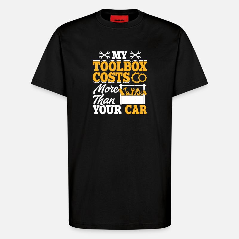 Mechanic Mechatronics Technician Screwdriver Gift - T-Shirt - made by SPREAD - SOLID BLACK