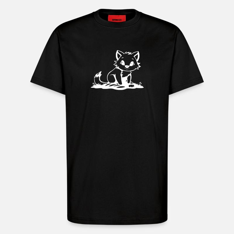 Fuchs - T-Shirt - made by SPREAD - SOLID BLACK