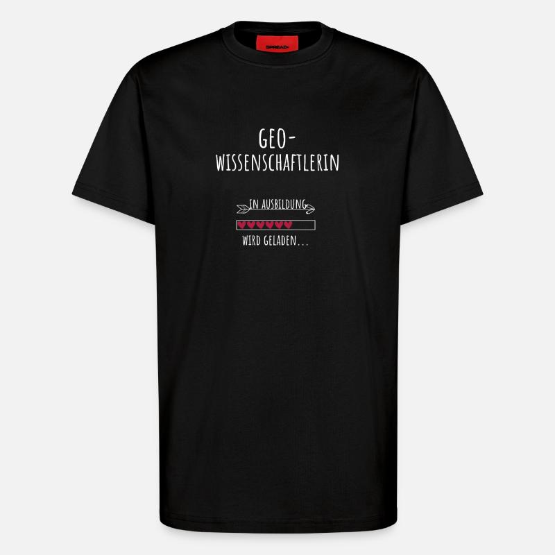 Geoscientist Studies Training Gift - T-Shirt - made by SPREAD - SOLID BLACK