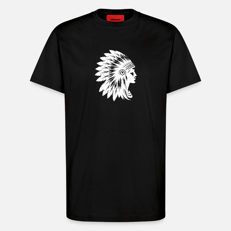 Coiffe élégante avec visage de profil - T-shirt bio décontracté fabriqué en UE - SOLID BLACK