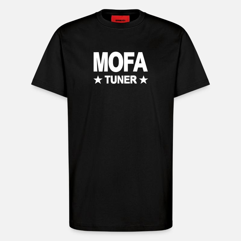 Mofa - T-Shirt - made by SPREAD - SOLID BLACK