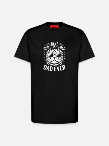 Scottish Folding Cats Scottish Fold Gift - T-Shirt - made by SPREAD - SOLID BLACK