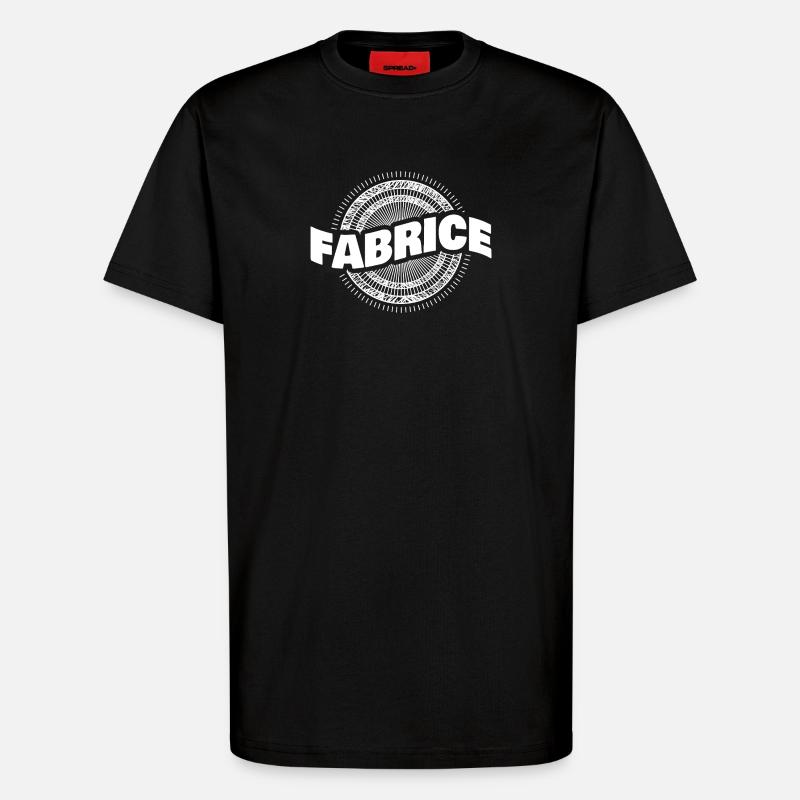 Geschenkidee Fabrice - T-Shirt - made by SPREAD - SOLID BLACK