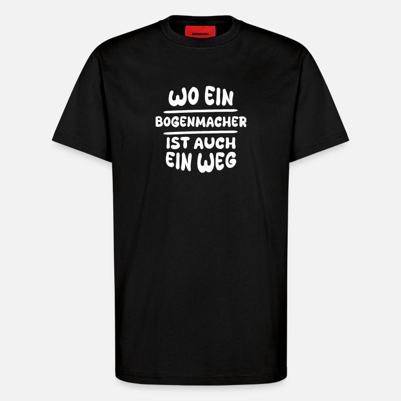 Fabricant d’arcs Fabricant d’arcs - T-shirt bio décontracté fabriqué en UE - SOLID BLACK