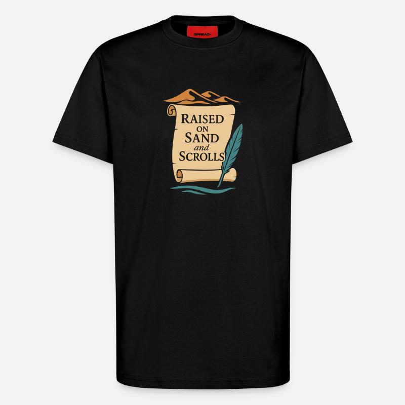 Pharaoh Archaeology in Ancient Egypt - T-Shirt - made by SPREAD - SOLID BLACK