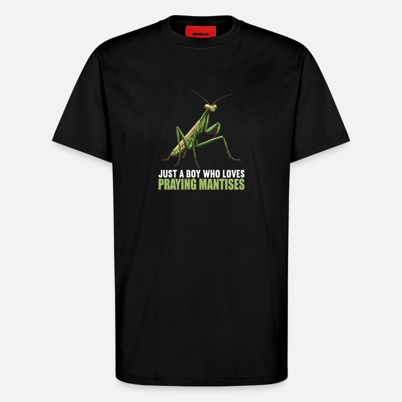 Gottesanbeterinnen Gottesanbeterin - T-Shirt - made by SPREAD - SOLID BLACK