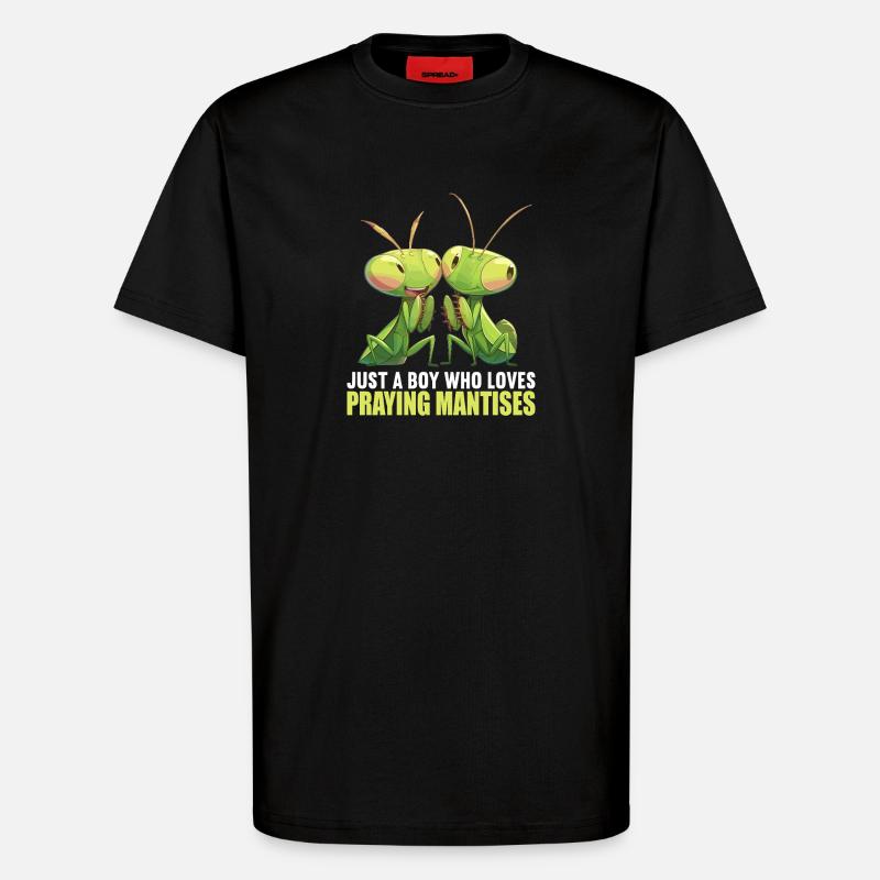 Gottesanbeterinnen Gottesanbeterin - T-Shirt - made by SPREAD - SOLID BLACK