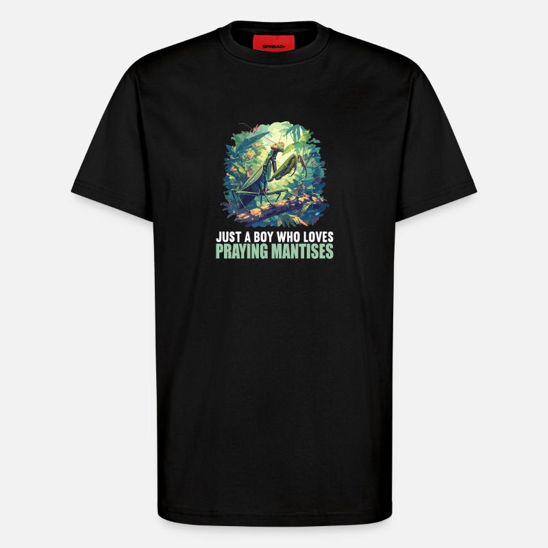 Gottesanbeterinnen Gottesanbeterin - T-Shirt - made by SPREAD - SOLID BLACK