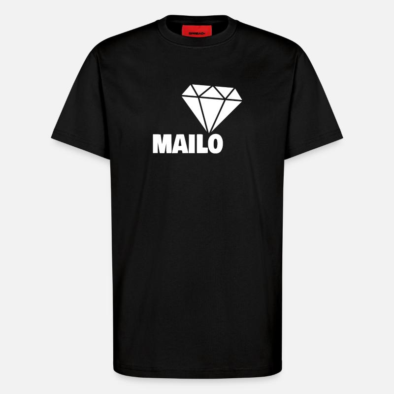 Mailo als Edel - T-Shirt - made by SPREAD - SOLID BLACK