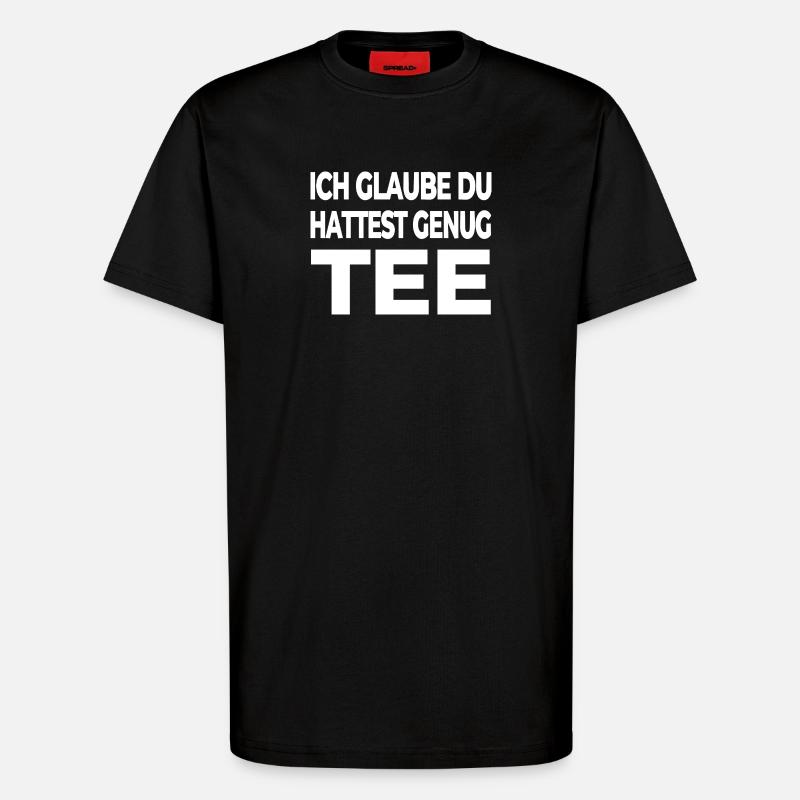 Tee - T-Shirt - made by SPREAD - SOLID BLACK