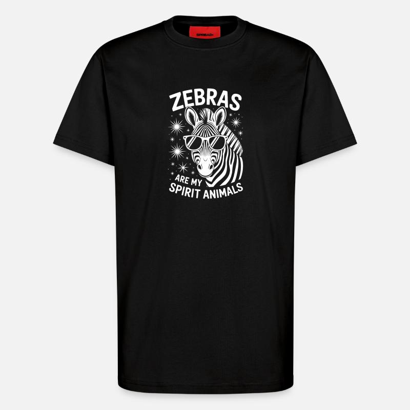 Zebra Saying Funny Zebra Gift - T-Shirt - made by SPREAD - SOLID BLACK