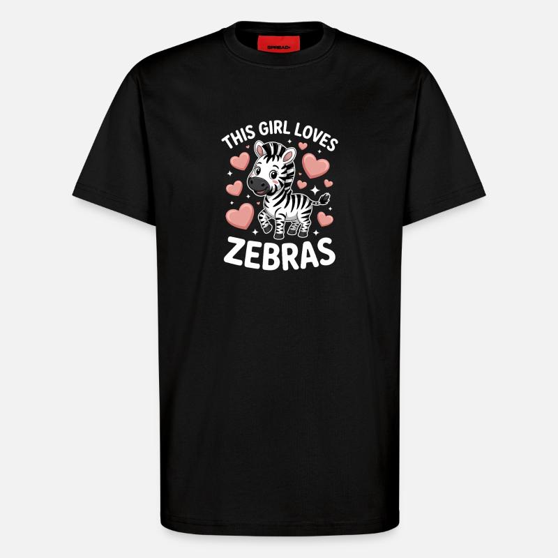 Zebra Saying Funny Zebra Gift - T-Shirt - made by SPREAD - SOLID BLACK