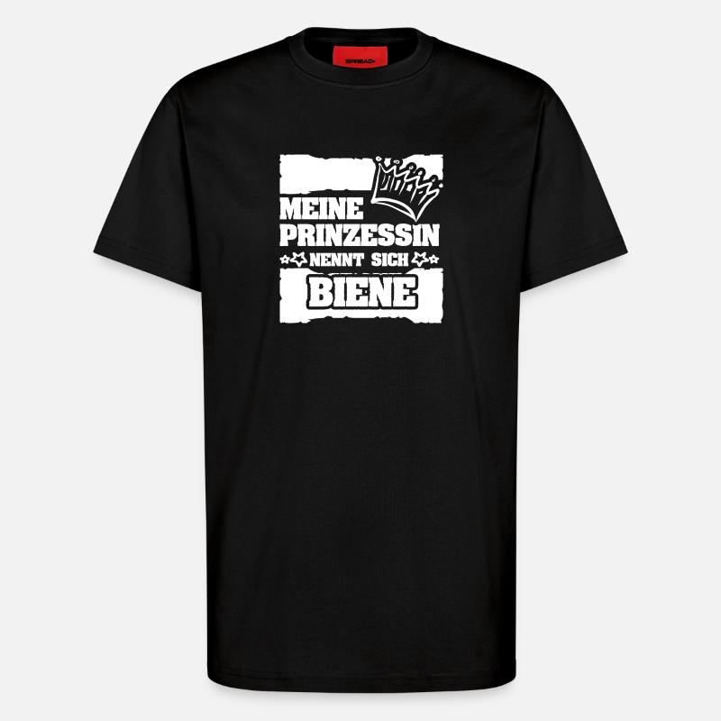 Maedchenname Biene - T-Shirt - made by SPREAD - SOLID BLACK