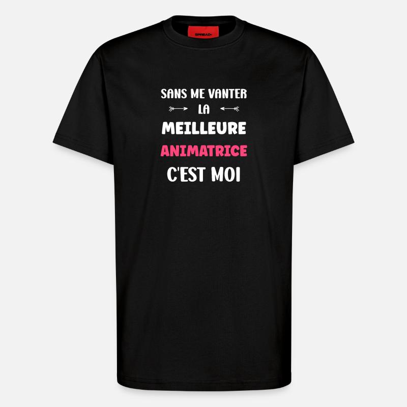 Moderator - T-Shirt - made by SPREAD - SOLID BLACK