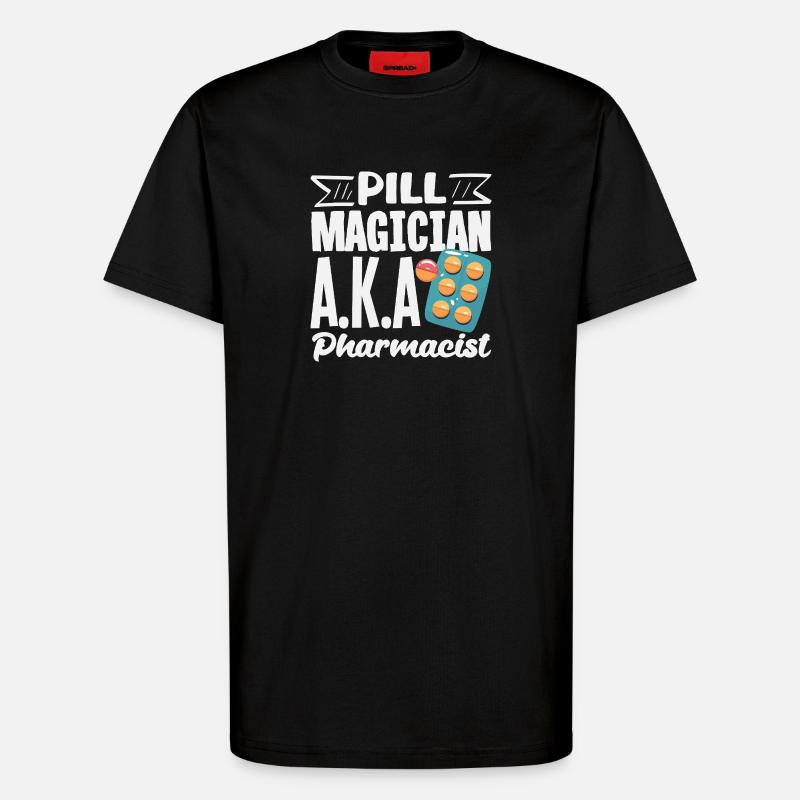 Apotheker Pharmazeutisch-technischer - T-Shirt - made by SPREAD - SOLID BLACK
