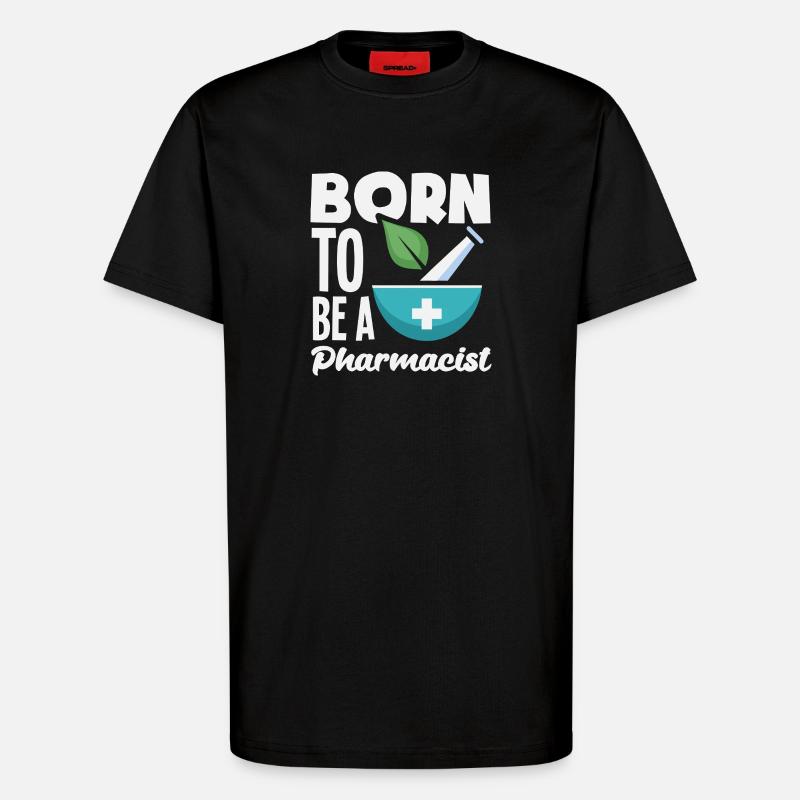 Pharmacist Pharmaceutical Technical - T-Shirt - made by SPREAD - SOLID BLACK