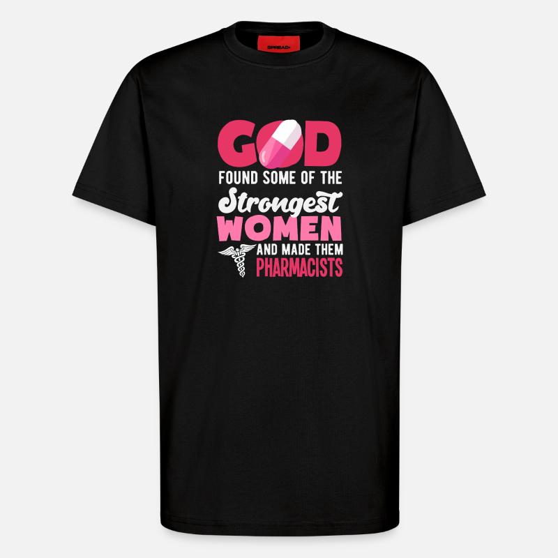 Apotheker Pharmazeutisch-technischer - T-Shirt - made by SPREAD - SOLID BLACK