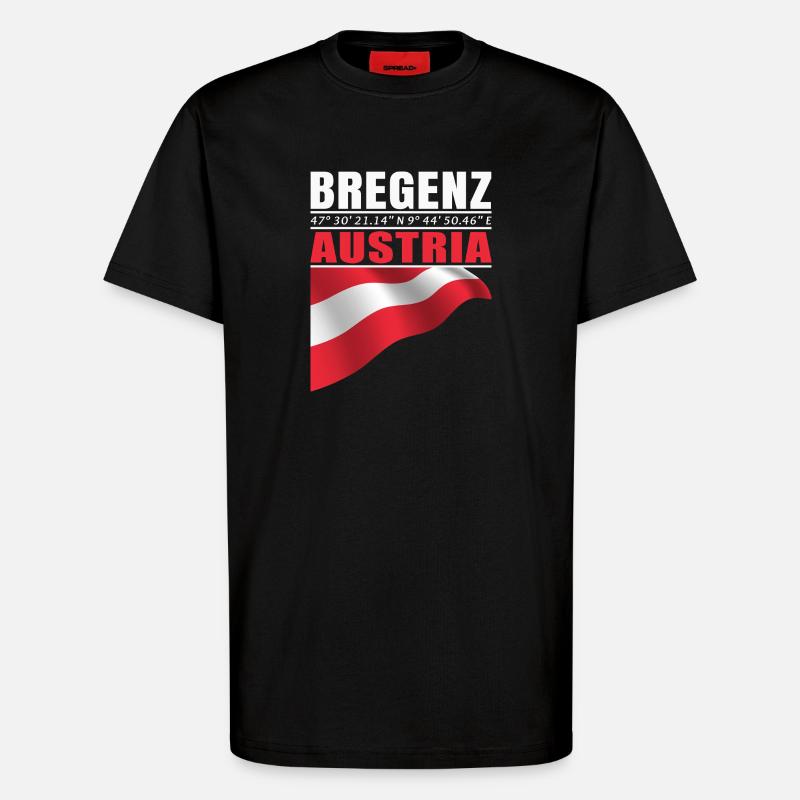 Bregenz - T-Shirt - made by SPREAD - SOLID BLACK