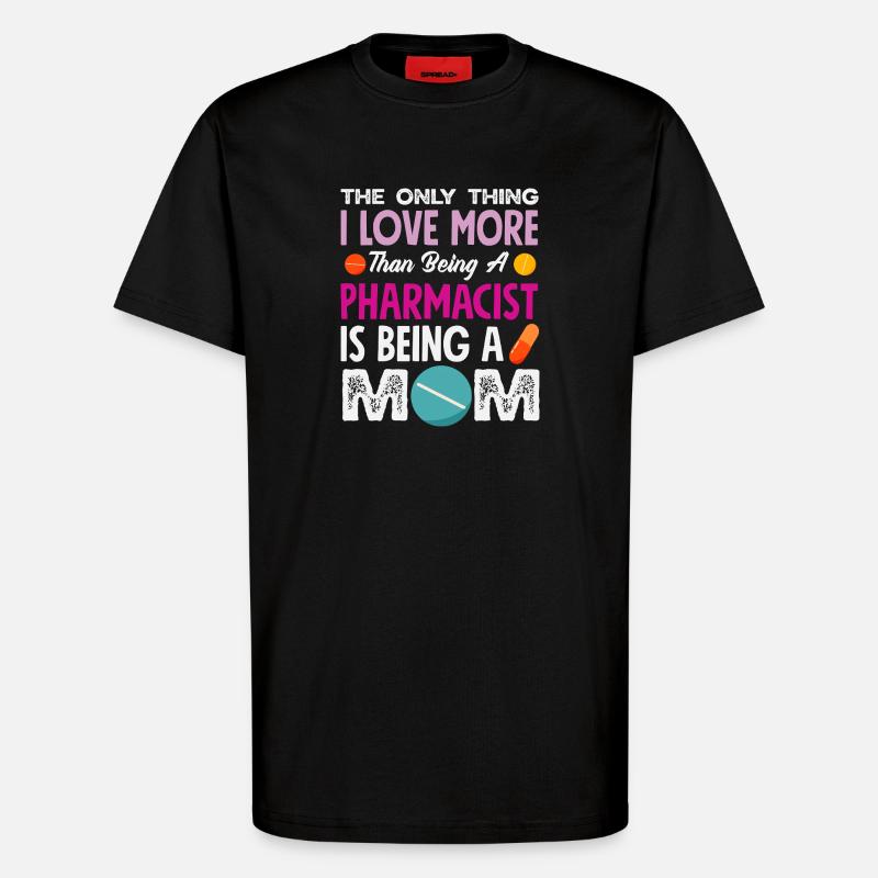 Apotheker Pharmazeutisch-technischer - T-Shirt - made by SPREAD - SOLID BLACK