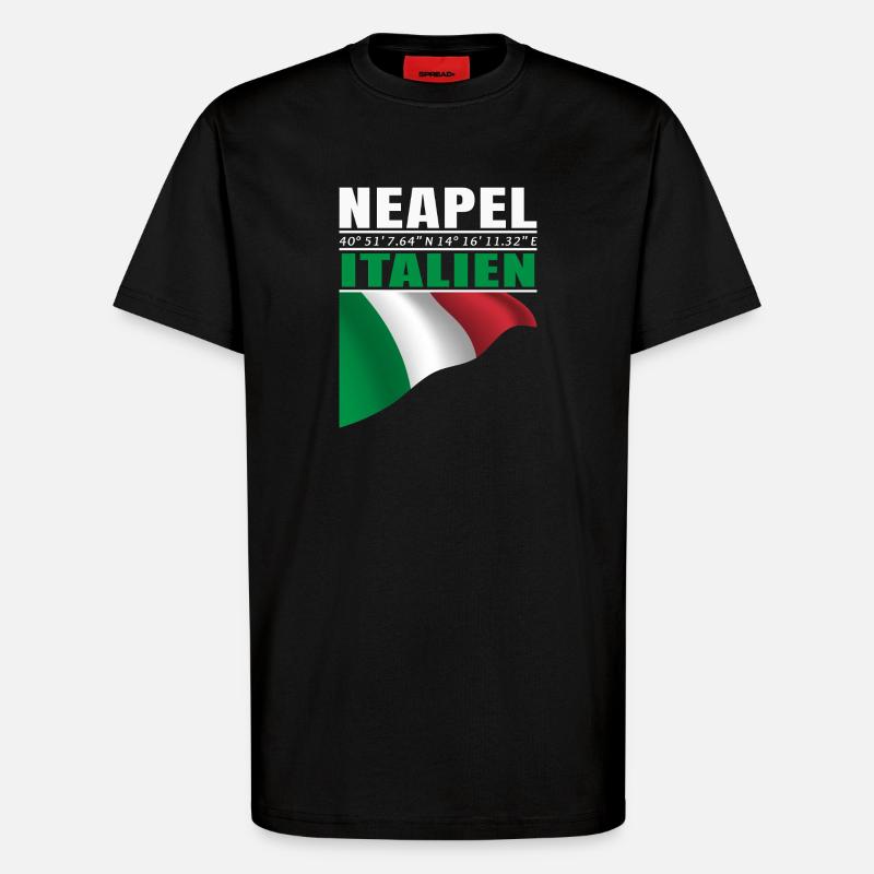Neapel - T-Shirt - made by SPREAD - SOLID BLACK