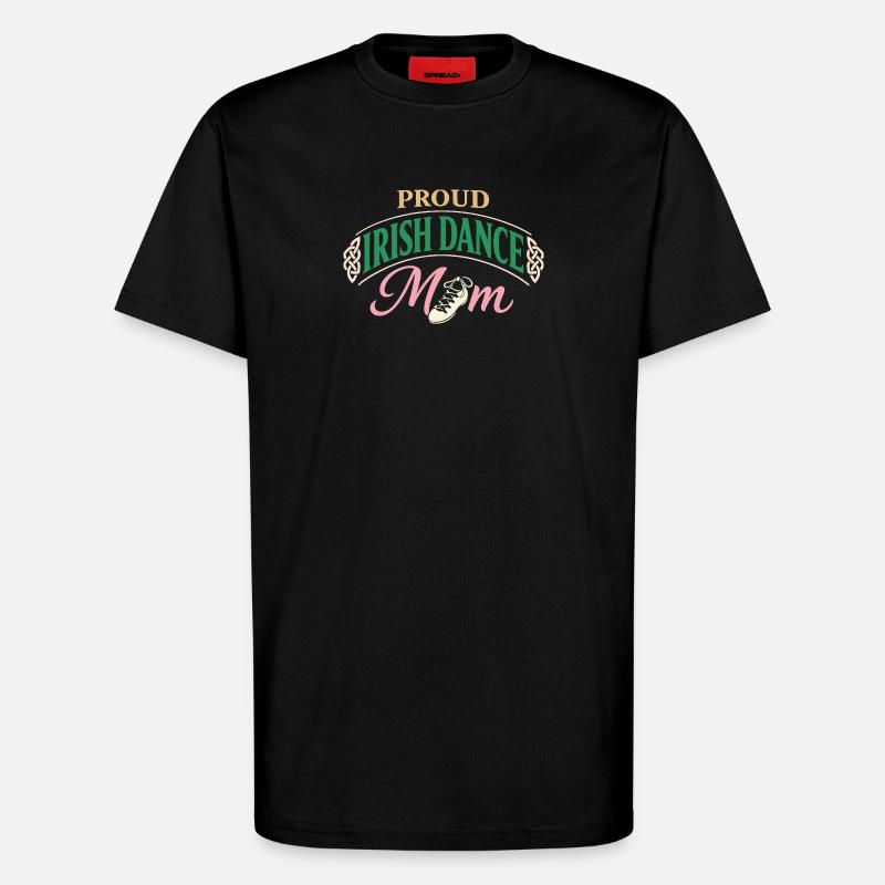 Irischer Tanz Step-dancing Celtic Fan - T-Shirt - made by SPREAD - SOLID BLACK