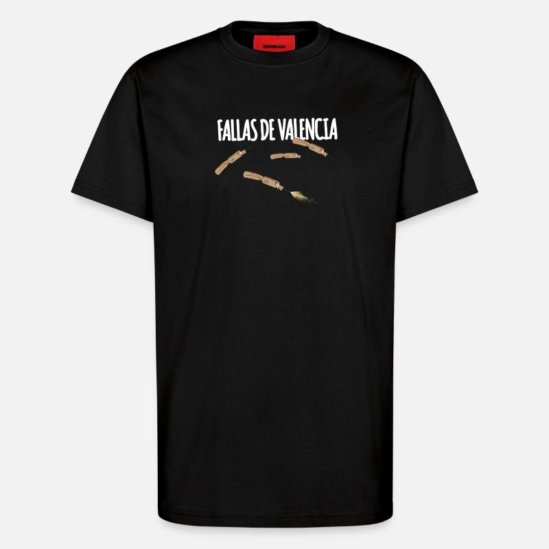 Fallas De Valencia Trueno - T-Shirt - made by SPREAD - SOLID BLACK