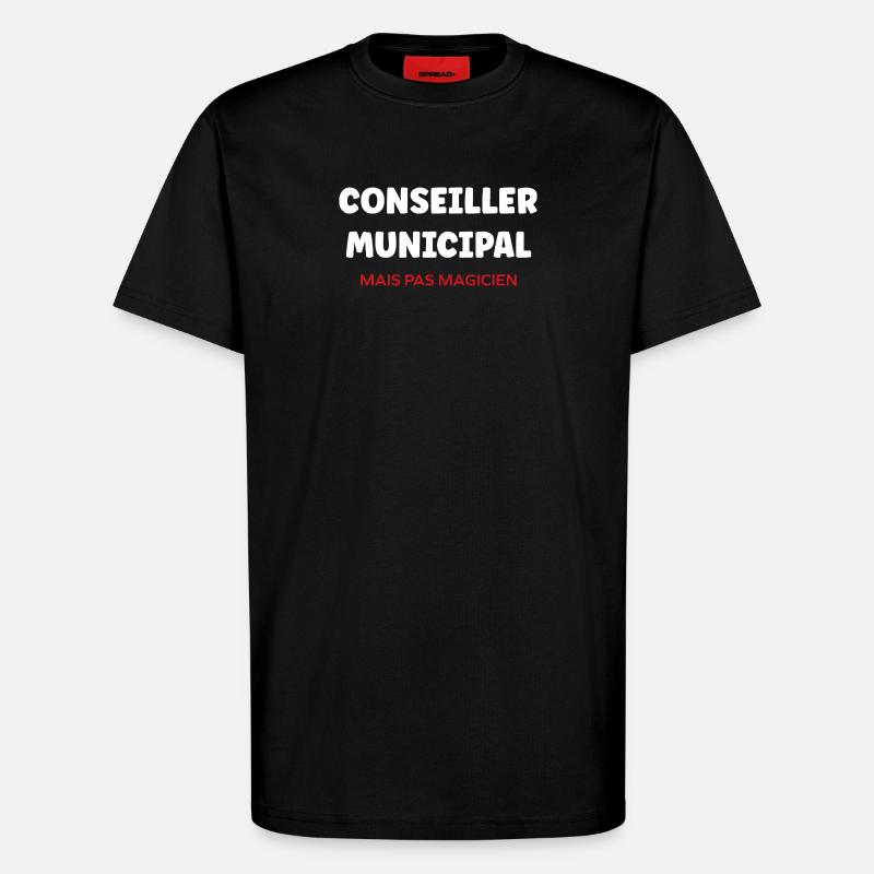 Gemeinderat - T-Shirt - made by SPREAD - SOLID BLACK