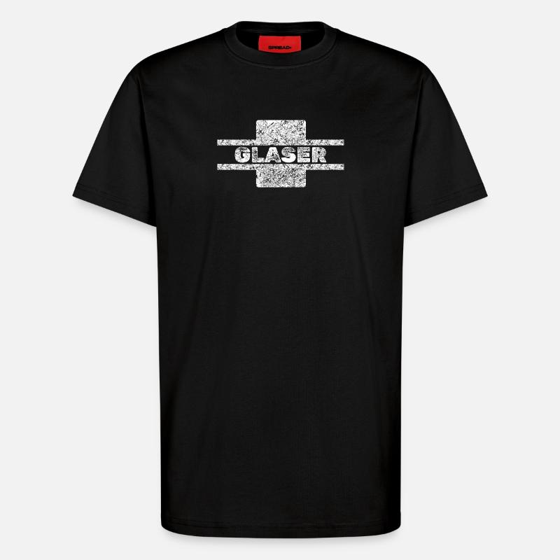 Glasses as a vocation - T-Shirt - made by SPREAD - SOLID BLACK
