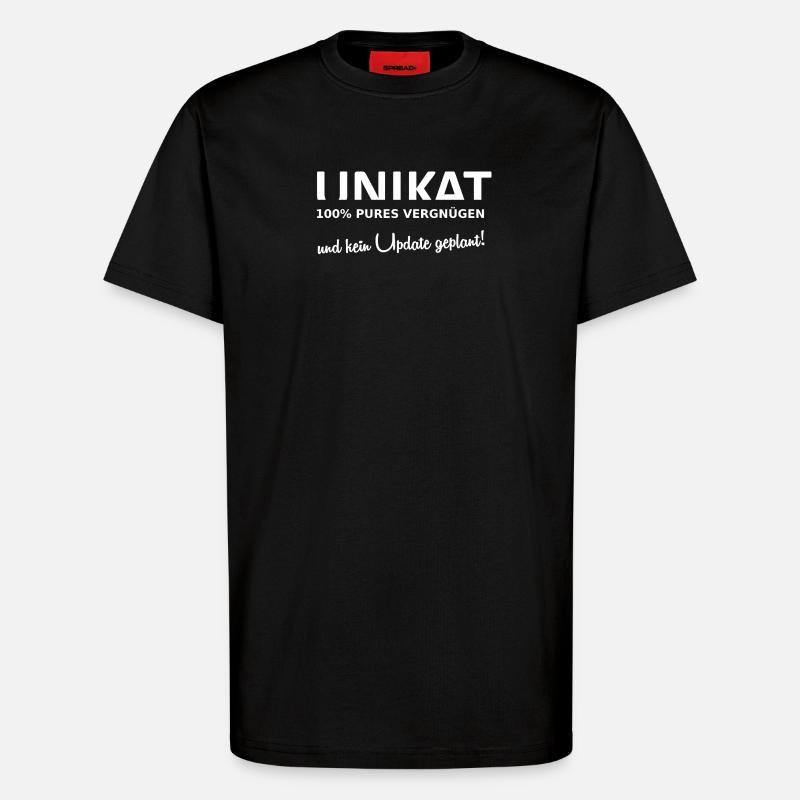 UNIQUE – plaisir pur à 100 % - T-shirt bio décontracté fabriqué en UE - SOLID BLACK