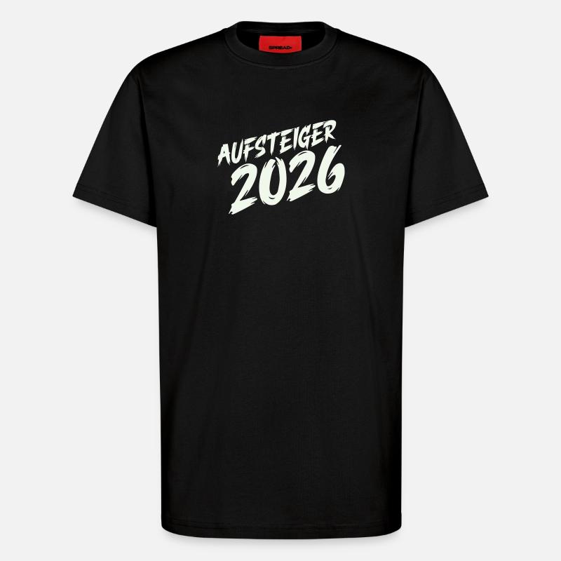 Rising Star 2026 Design - T-Shirt - made by SPREAD - SOLID BLACK