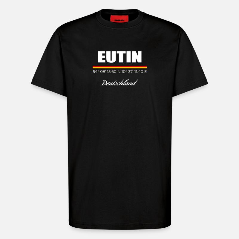 Eutin - T-Shirt - made by SPREAD - SOLID BLACK