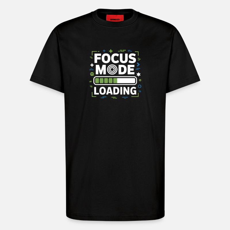 Focus Mode Loading ADHS Chaos - T-Shirt - made by SPREAD - SOLID BLACK