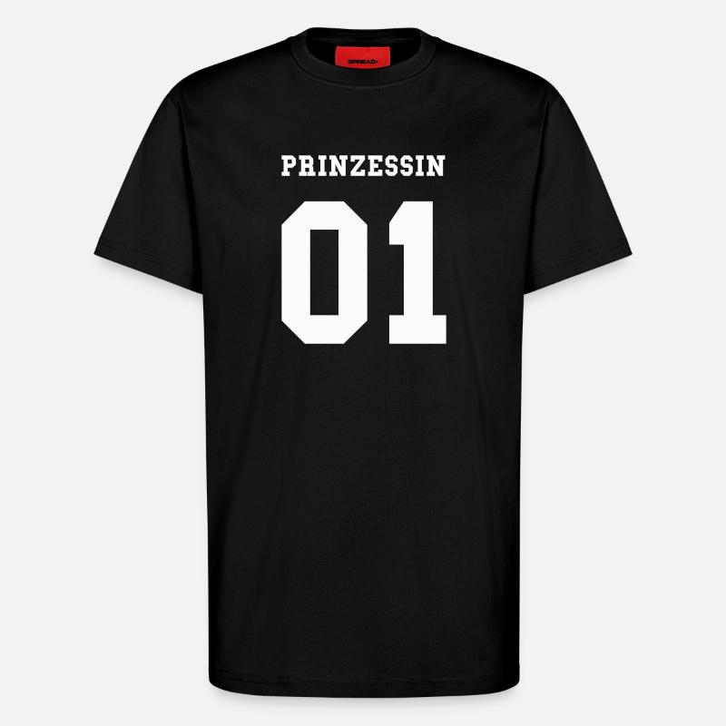 prinzessin_01- - T-Shirt - made by SPREAD - SOLID BLACK