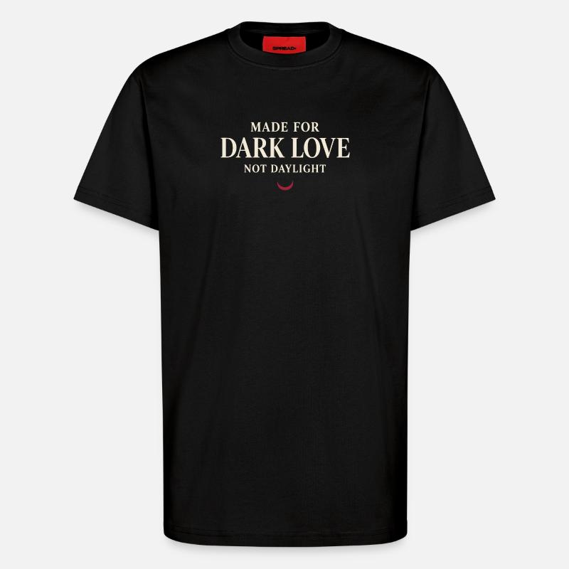 Vampiric Romantic Romance Goth Dark - T-Shirt - made by SPREAD - SOLID BLACK