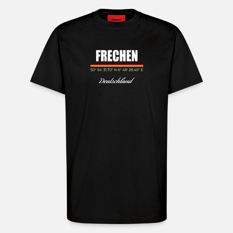 Frechen - T-Shirt - made by SPREAD - SOLID BLACK