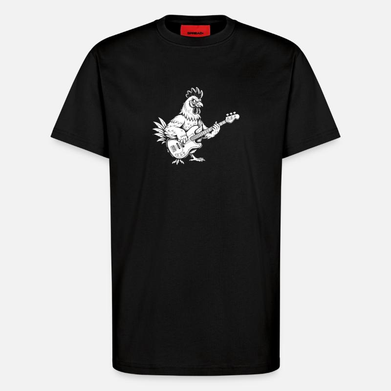 Nebelwald Silhouette Mono - T-Shirt - made by SPREAD - SOLID BLACK