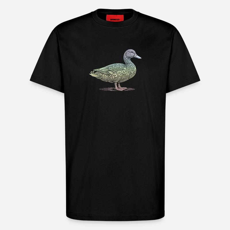 Ente - T-Shirt - made by SPREAD - SOLID BLACK