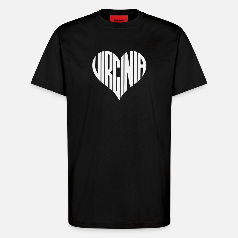 Virginia Herz Design - T-Shirt - made by SPREAD - SOLID BLACK