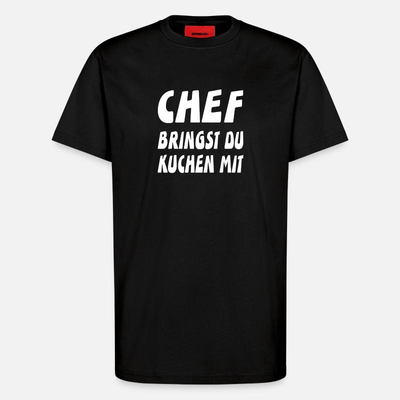 Chef - T-Shirt - made by SPREAD - SOLID BLACK