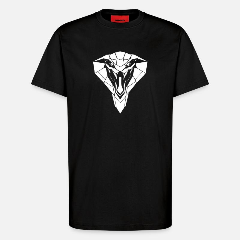 Cobra Style – Danger & Elegance - T-Shirt - made by SPREAD - SOLID BLACK