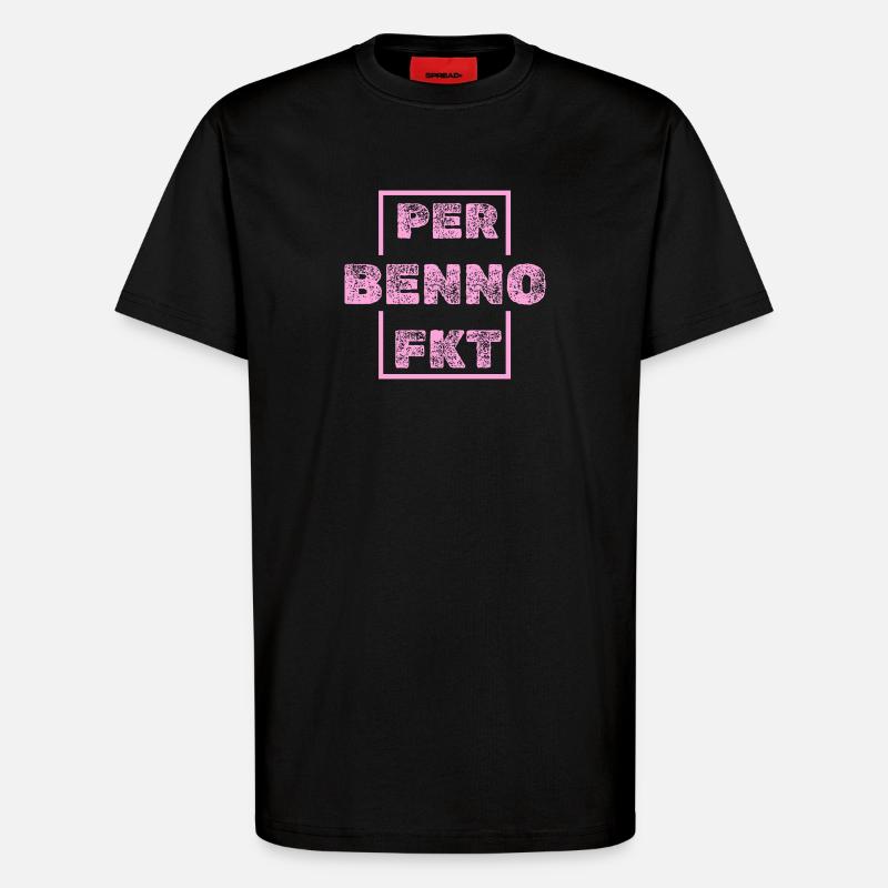 Benno als Einzigartig - T-Shirt - made by SPREAD - SOLID BLACK